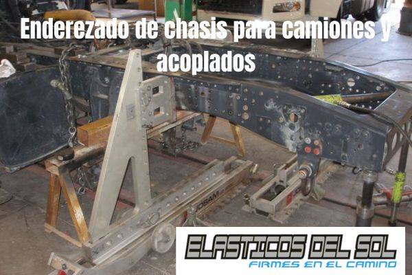 Enderezado de chasis para camiones y acoplados